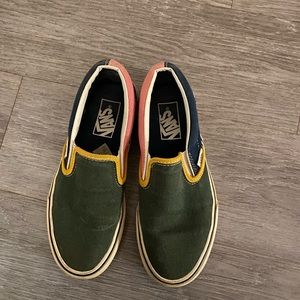 Colourful Vans loafer Size Women’s 6